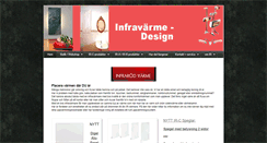 Desktop Screenshot of infravarme-design.se