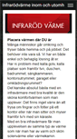 Mobile Screenshot of infravarme-design.se